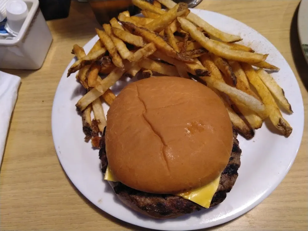 Cheeseburger and Fries