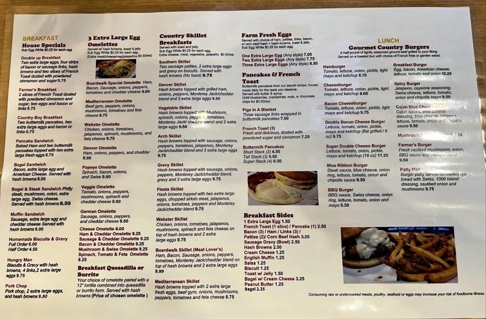 Boardwalk Cafe Menu image 3