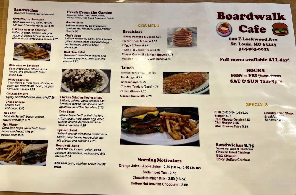 Boardwalk Cafe Menu image 4